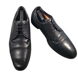 Cole Haan Men’s Lenox Hill Black Leather Cap Toe Oxfords Size 11.5M – Classic